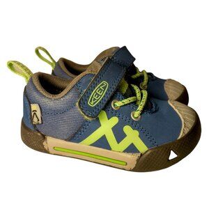 Keen Shoes Small Kids US Size 5 Sneakers Blue Green Shoes Hiking Strap Gorpcore